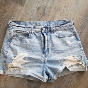 High Rise American Eagle Jean Shorts